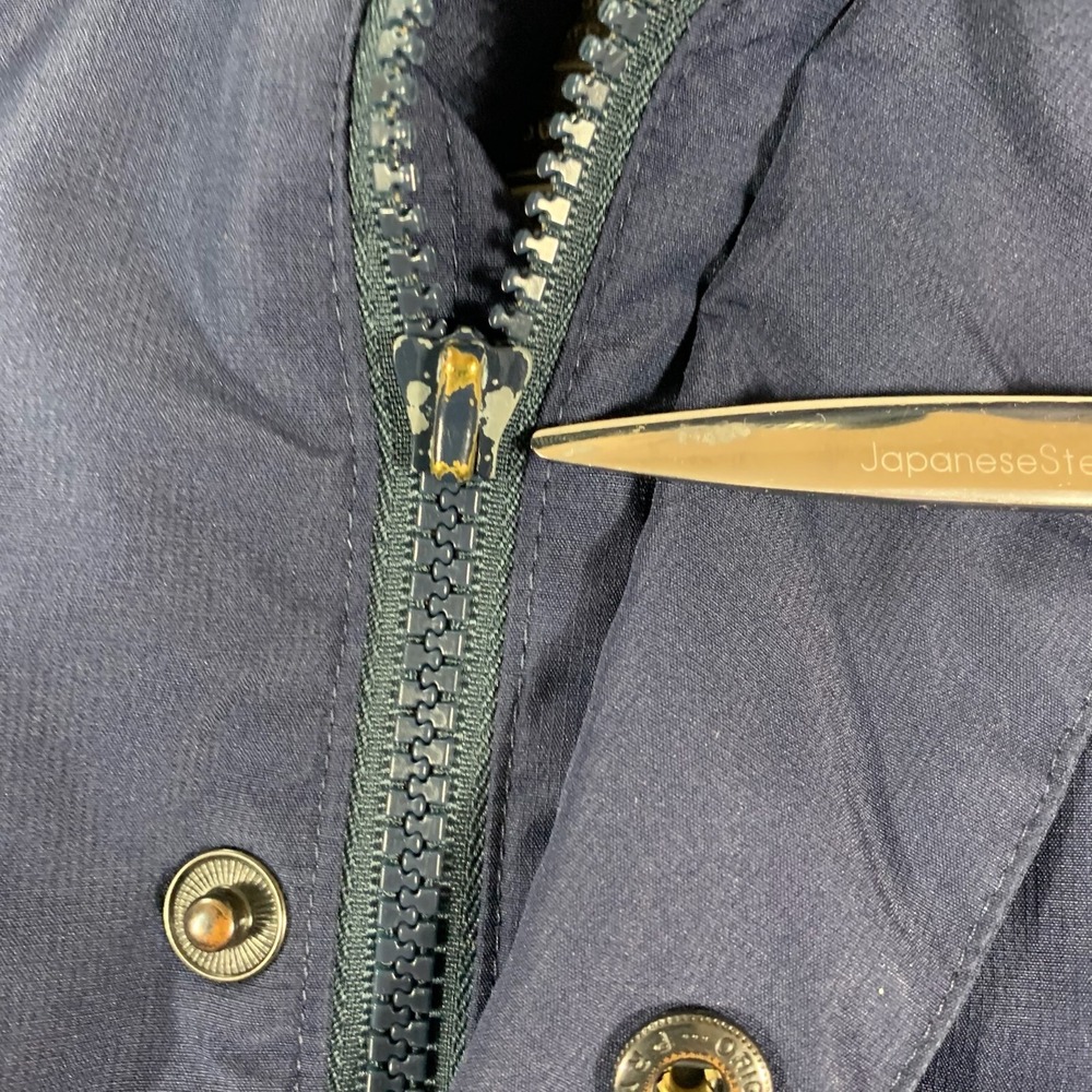 Eddie Bauer Jacket Mens Large L Blue Weatheredge Full Zip Pockets Chore Outdoors - Picture 4 of 16